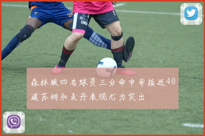 森林狼四名球员三分命中率接近40道苏姆和麦丹表现尤为突出