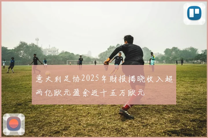 意大利足协2025年财报揭晓收入超两亿欧元盈余近十五万欧元
